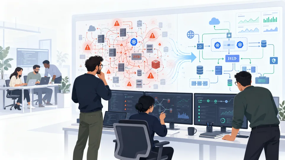 We take on infrastructure problems that are too difficult, too time-consuming, or too disruptive for your core team to keep carrying. Real solutions, not rituals.