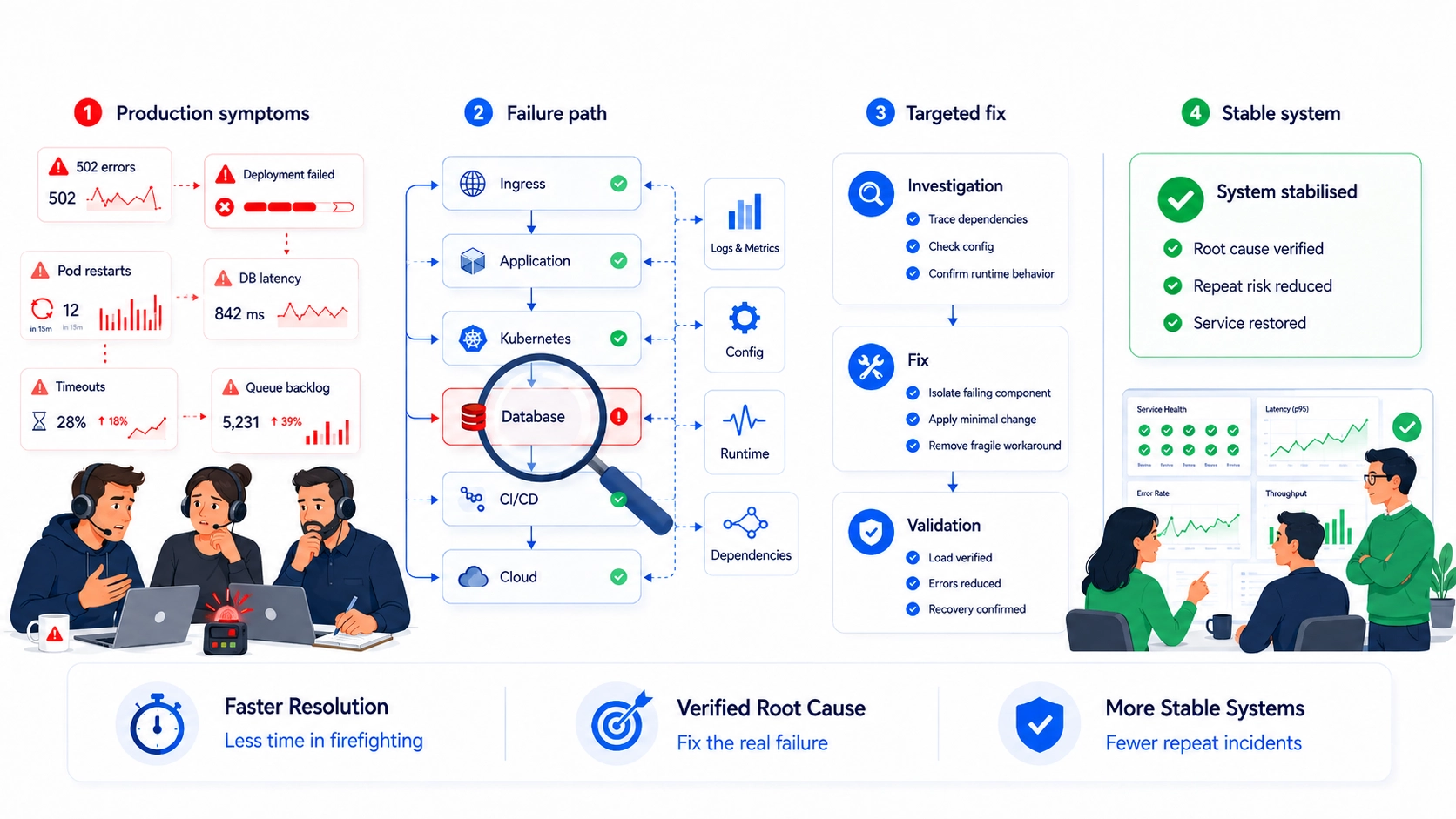 Troubleshooting illustration